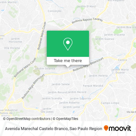 Avenida Marechal Castelo Branco map