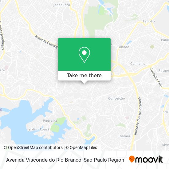 Avenida Visconde do Rio Branco map