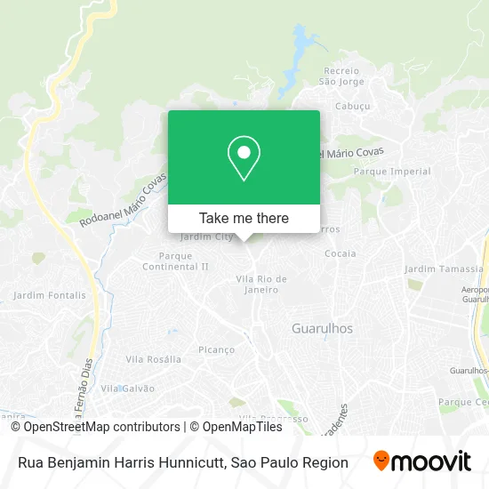 Rua Benjamin Harris Hunnicutt map