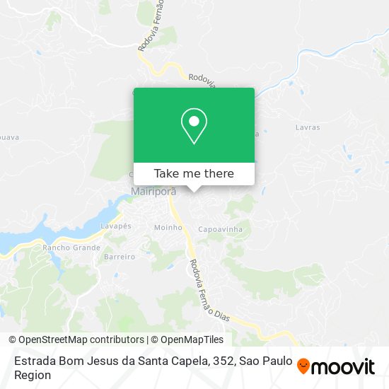 Estrada Bom Jesus da Santa Capela, 352 map