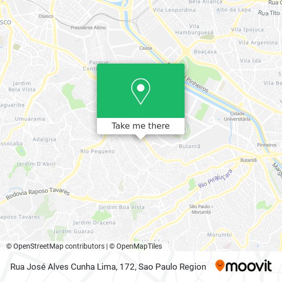 Rua José Alves Cunha Lima, 172 map