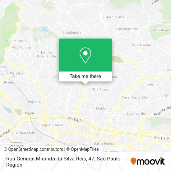 Rua General Miranda da Silva Reis, 47 map