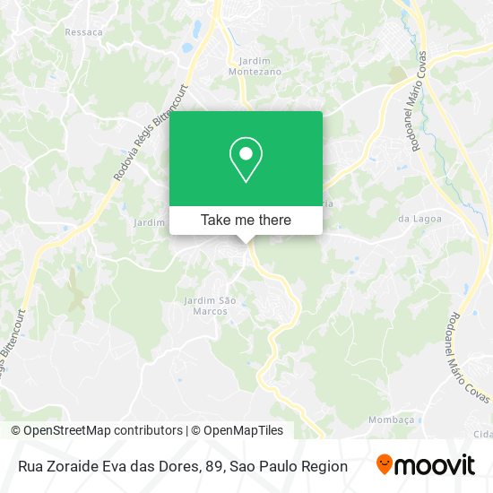Rua Zoraide Eva das Dores, 89 map