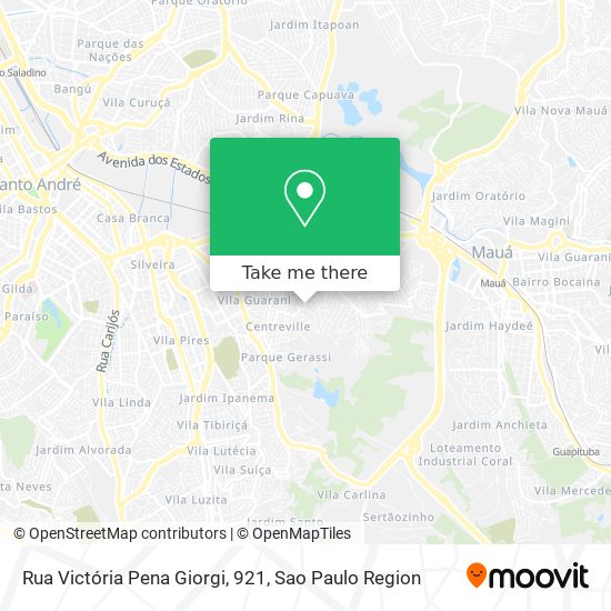 Rua Victória Pena Giorgi, 921 map