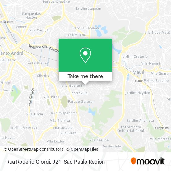 Rua Rogério Giorgi, 921 map