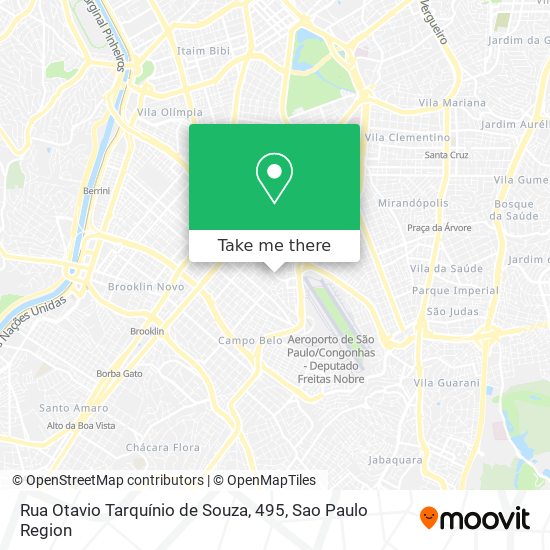 Mapa Rua Otavio Tarquínio de Souza, 495