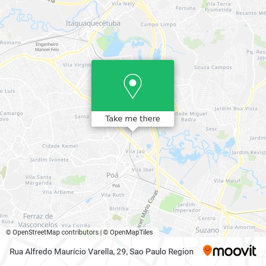 Rua Alfredo Maurício Varella, 29 map