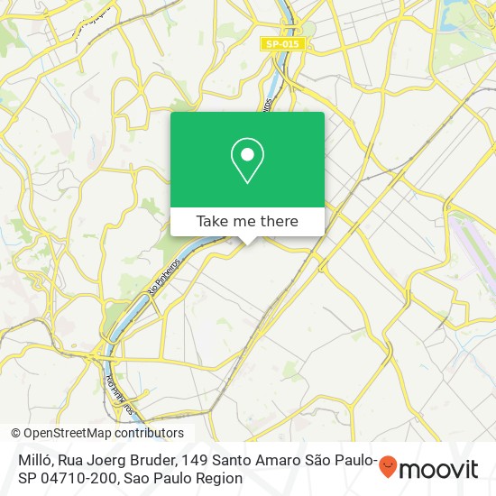 Milló, Rua Joerg Bruder, 149 Santo Amaro São Paulo-SP 04710-200 map