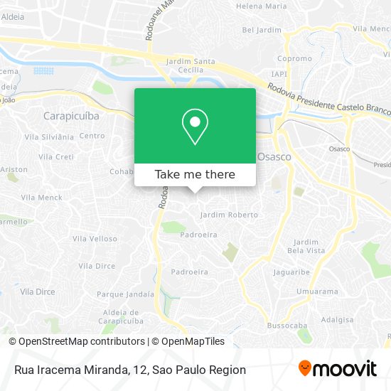Rua Iracema Miranda, 12 map