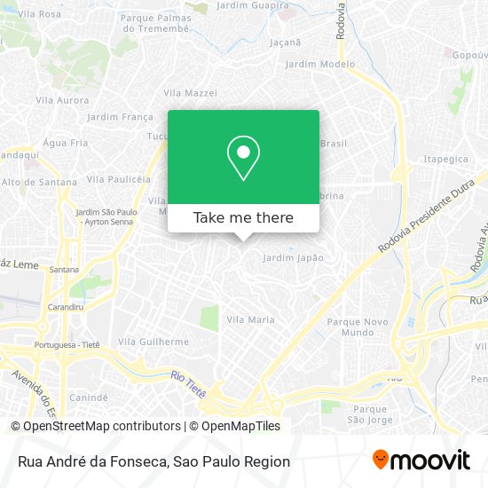 Rua André da Fonseca map