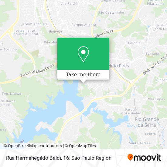 Rua Hermenegildo Baldi, 16 map