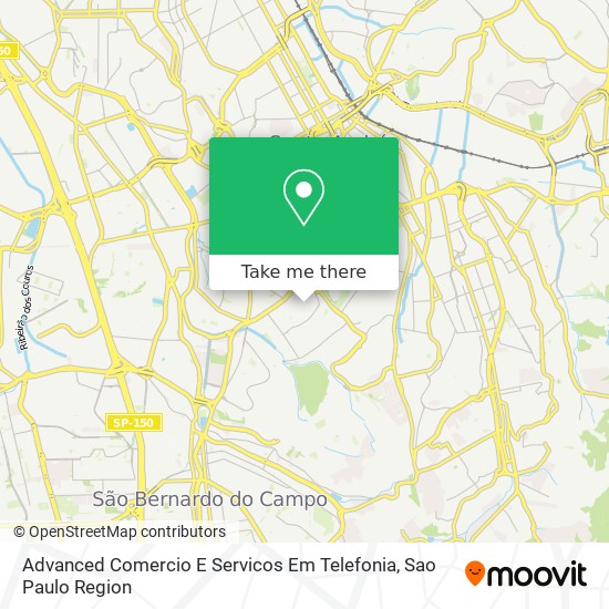 Advanced Comercio E Servicos Em Telefonia map