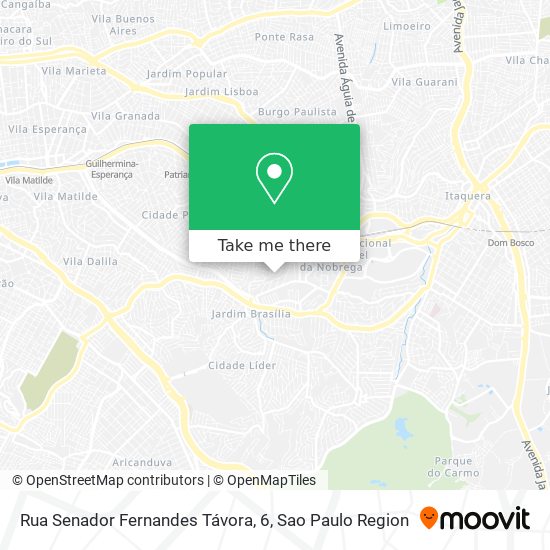 Mapa Rua Senador Fernandes Távora, 6