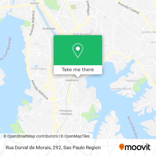 Mapa Rua Durval de Morais, 292