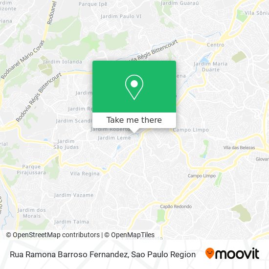 Rua Ramona Barroso Fernandez map