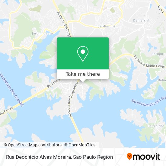 Rua Deoclécio Alves Moreira map