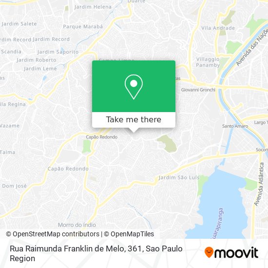 Rua Raimunda Franklin de Melo, 361 map