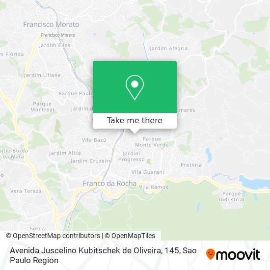 Mapa Avenida Juscelino Kubitschek de Oliveira, 145