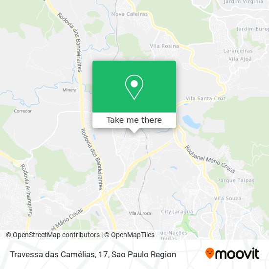 Travessa das Camélias, 17 map