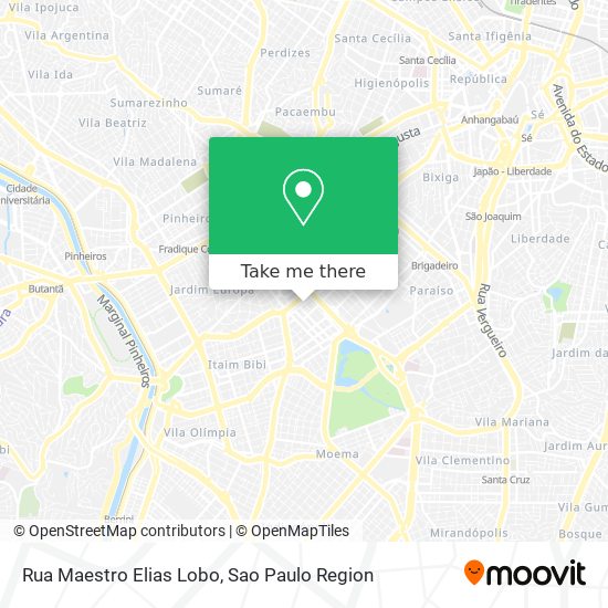 Rua Maestro Elias Lobo map