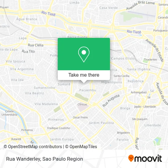 Rua Wanderley map