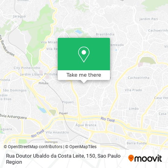 Rua Doutor Ubaldo da Costa Leite, 150 map