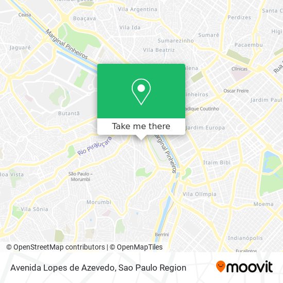 Avenida Lopes de Azevedo map