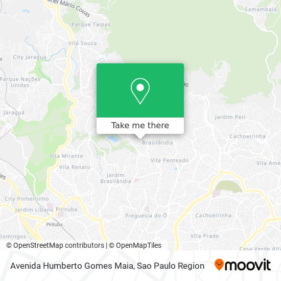 Avenida Humberto Gomes Maia map