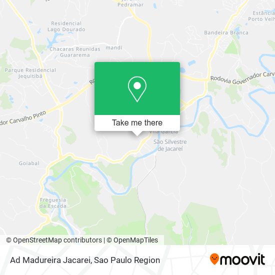 Mapa Ad Madureira Jacarei, São Silvestre de Jacareí