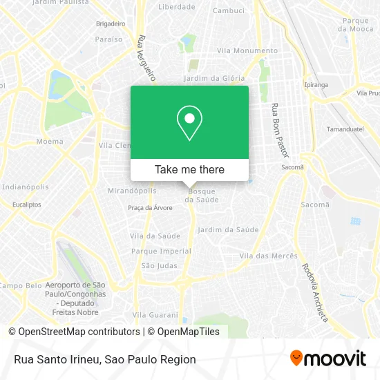 Rua Santo Irineu map