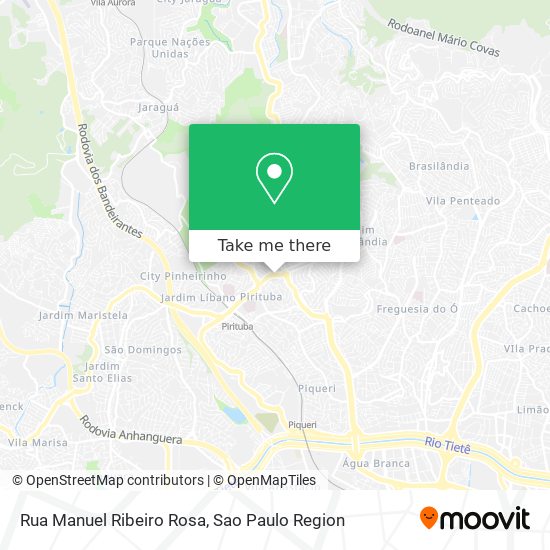 Rua Manuel Ribeiro Rosa map