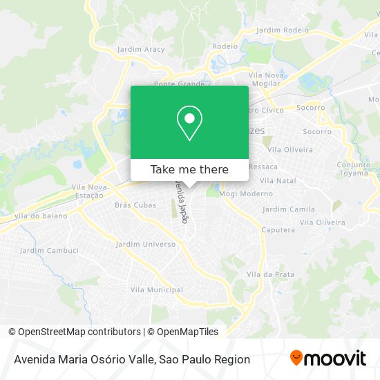 Avenida Maria Osório Valle map