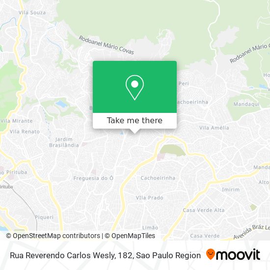 Rua Reverendo Carlos Wesly, 182 map