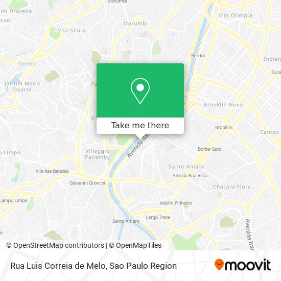 Mapa Rua Luis Correia de Melo