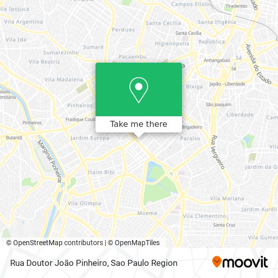 Rua Doutor João Pinheiro map