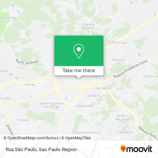 Rua São Paulo map