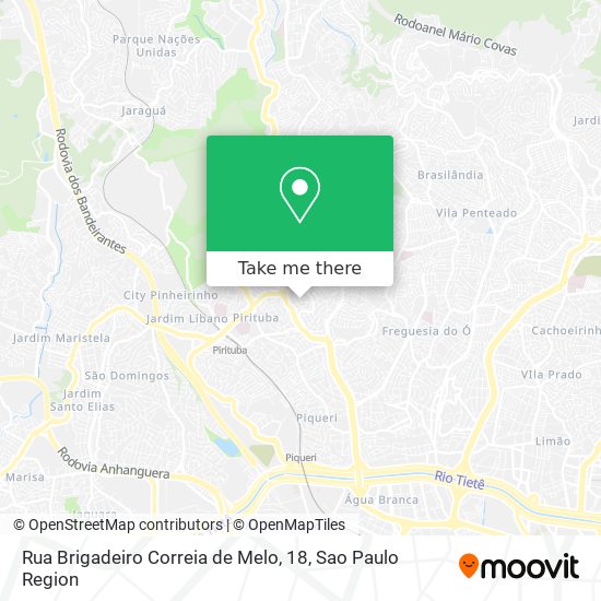 Rua Brigadeiro Correia de Melo, 18 map