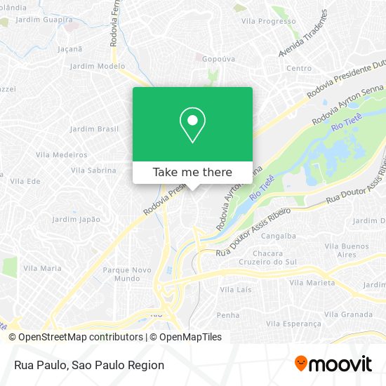 Rua Paulo map