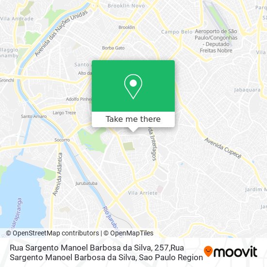 Mapa Rua Sargento Manoel Barbosa da Silva, 257,Rua Sargento Manoel Barbosa da Silva