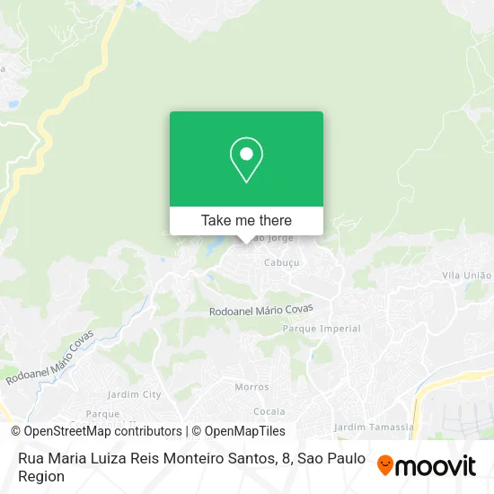 Rua Maria Luiza Reis Monteiro Santos, 8 map