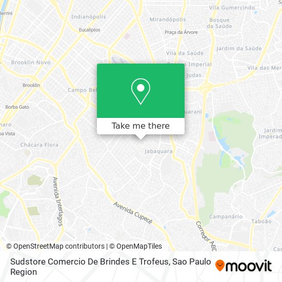 Mapa Sudstore Comercio De Brindes E Trofeus