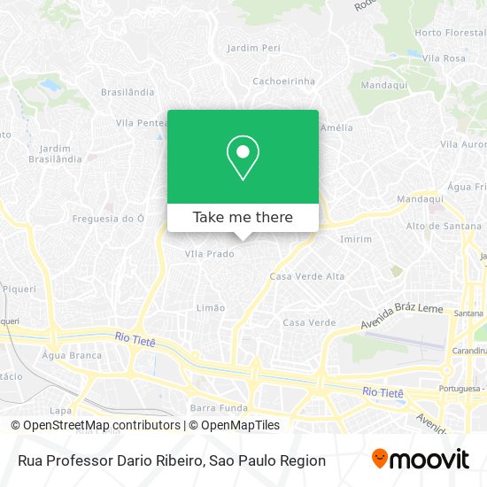 Rua Professor Dario Ribeiro map