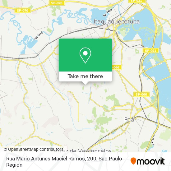 Mapa Rua Mário Antunes Maciel Ramos, 200