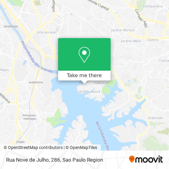 Rua Nove de Julho, 286 map