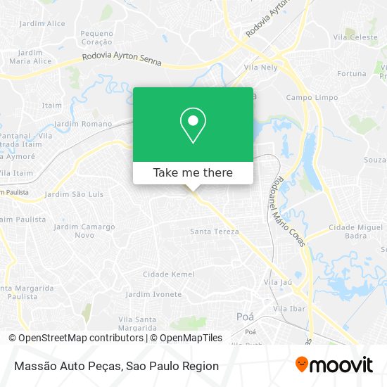 Massão Auto Peças map