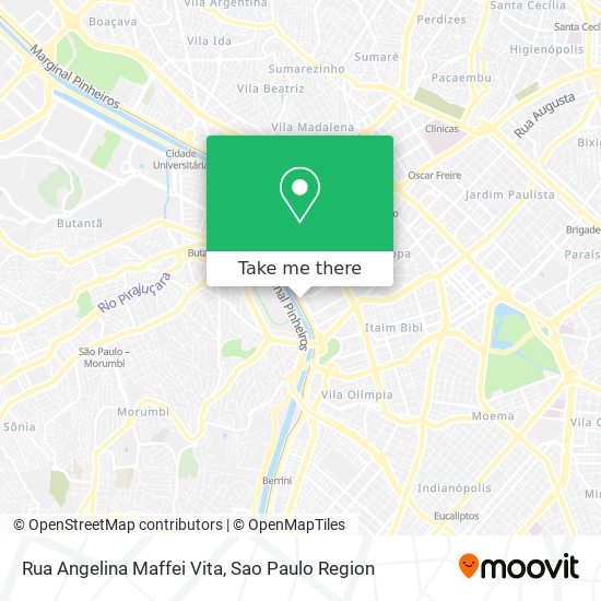 Rua Angelina Maffei Vita map