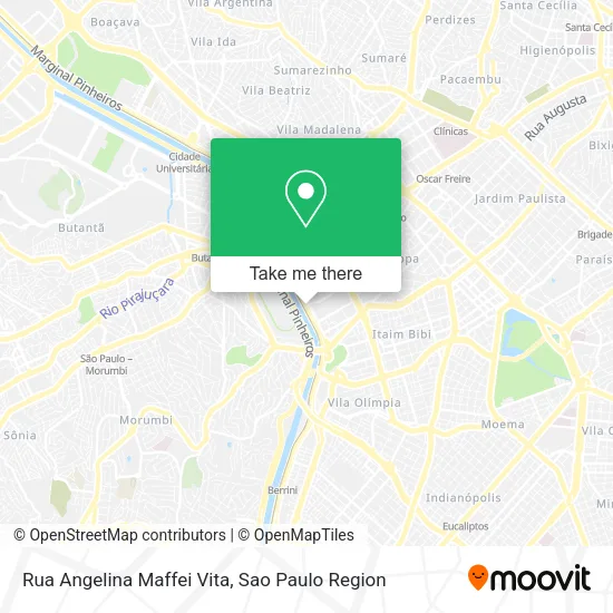 Rua Angelina Maffei Vita map