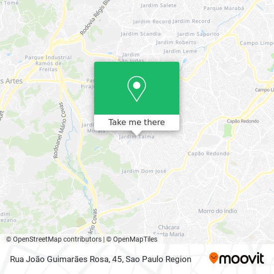 Rua João Guimarães Rosa, 45 map