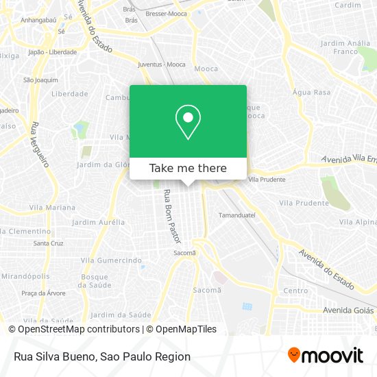 Mapa Rua Silva Bueno