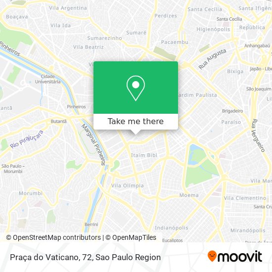 Praça do Vaticano, 72 map